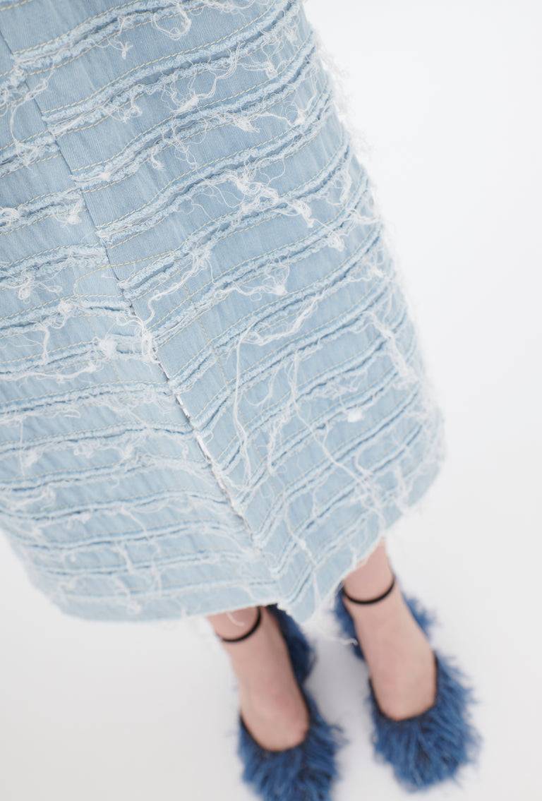 Odeeh Stone Washed Denim Rock, Blue Eyes 50% Rabatt für begrenzte Zeit