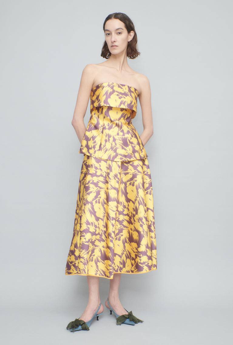 Odeeh Blurred Bouquets Duchesse Top, Sun Online