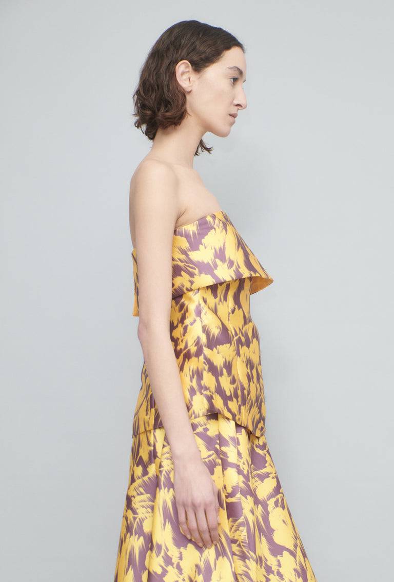 Odeeh Blurred Bouquets Duchesse Top, Sun Online