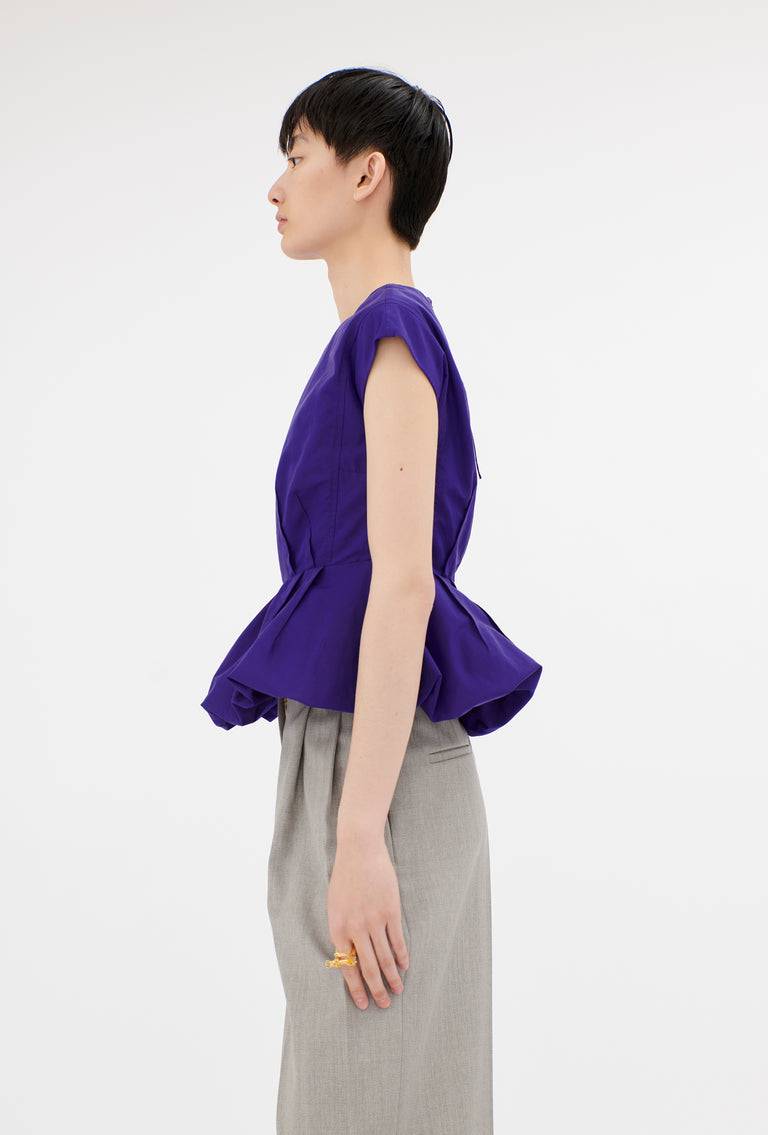 Odeeh Gros Grain Top, Violet Meist gekauft
