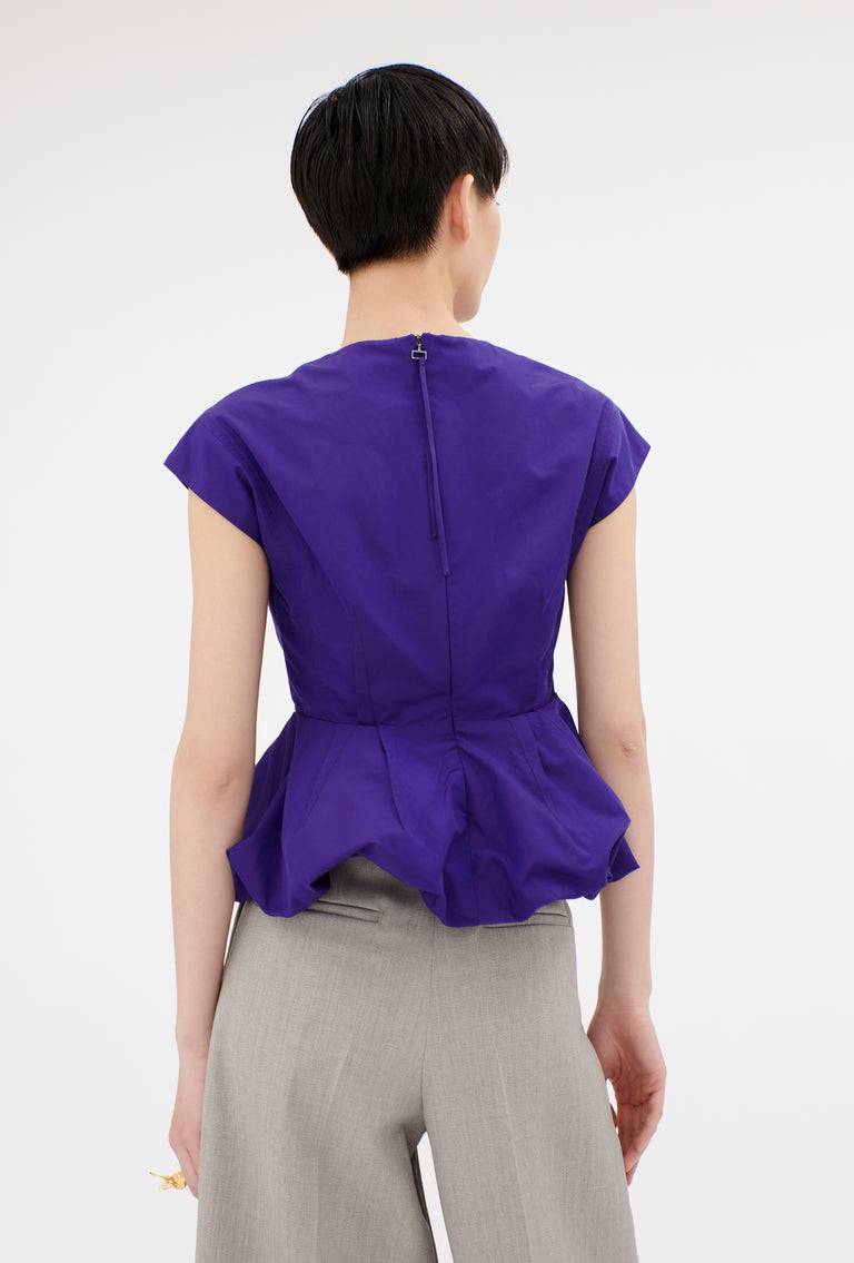 Odeeh Gros Grain Top, Violet Meist gekauft
