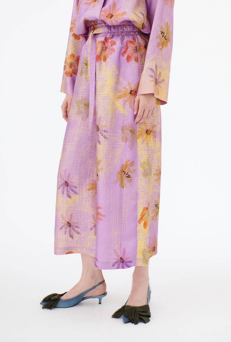 Odeeh Anemones Silk Hose, Amethyst Tiefpreis