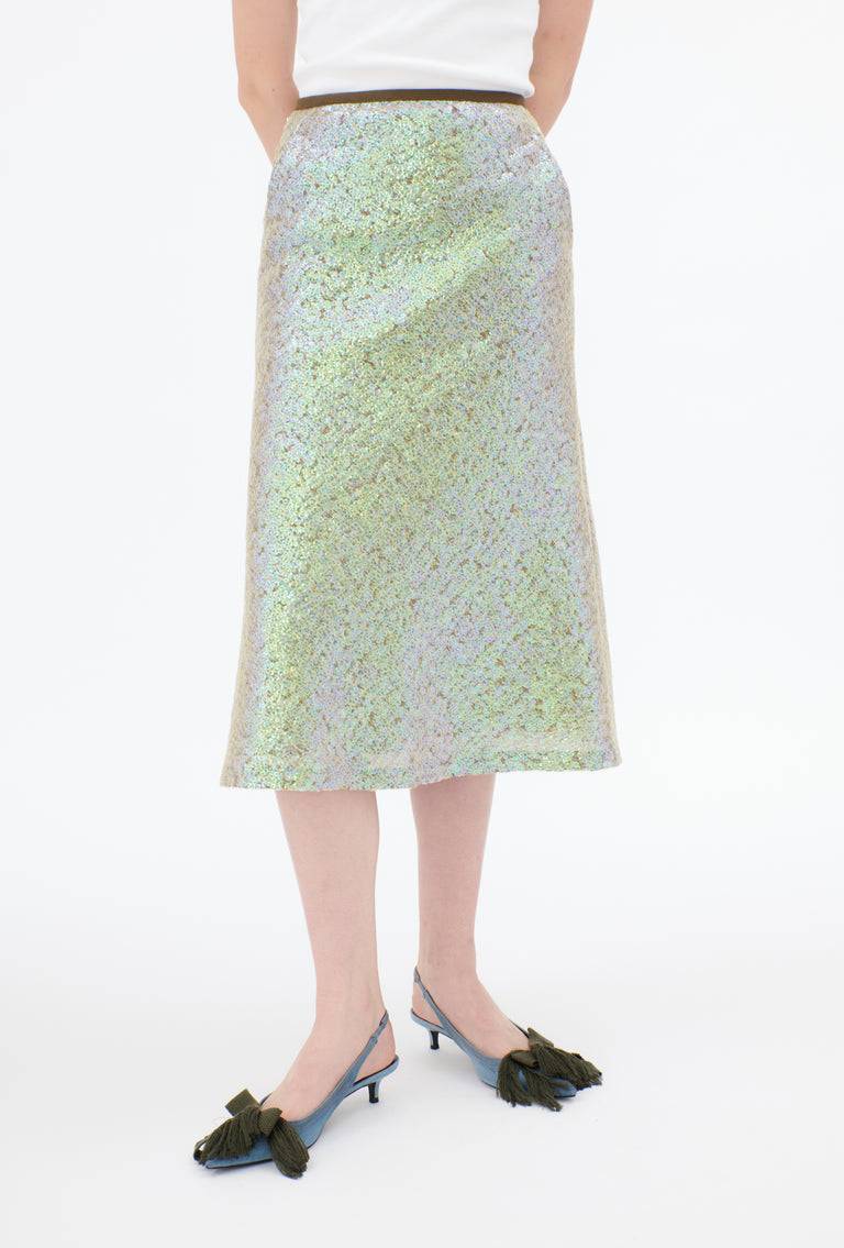 Odeeh Hazy Sequins Rock, Mermaid green Neueste Stile