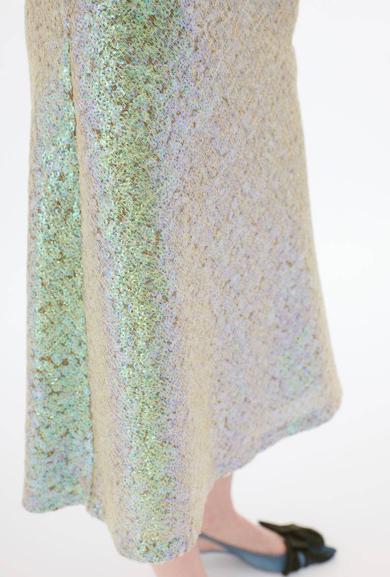 Odeeh Hazy Sequins Rock, Mermaid green Neueste Stile