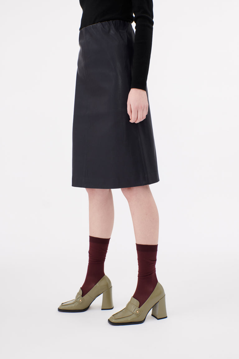 Odeeh Stretch Lamb Nappa Rock, Blackblue Bis zu 50% Rabatt