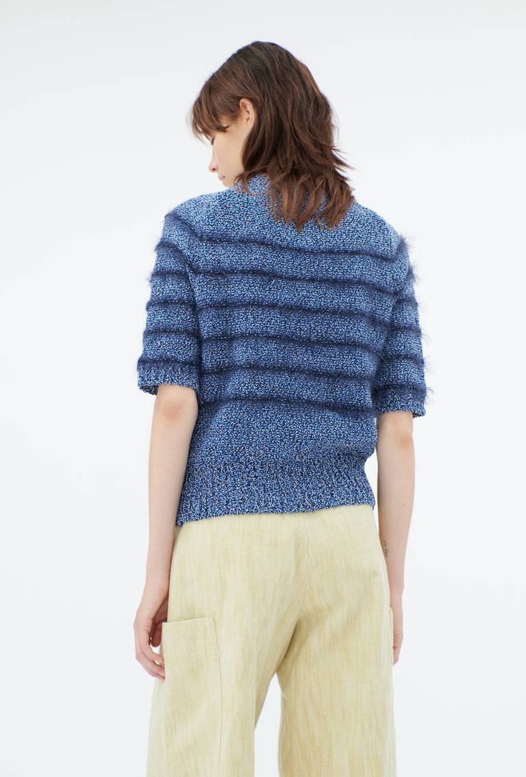 Odeeh Hairy Moulinè Pullover, Fayence Nur noch ein Tag übrig