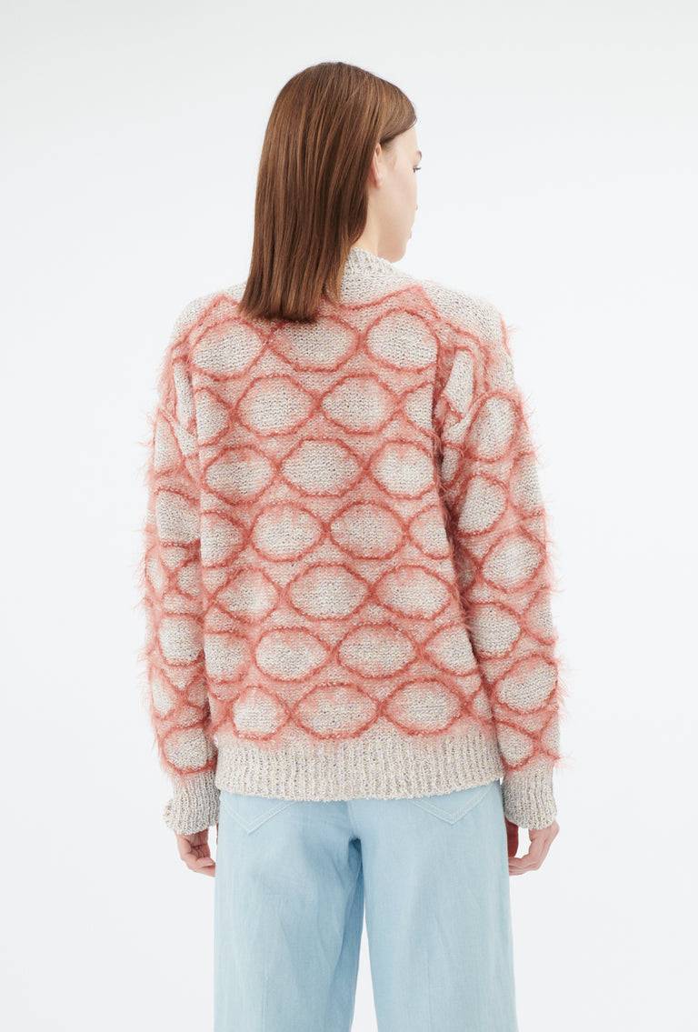 Odeeh Hairy Moulinè Cardigan, Basket Super Rabatt
