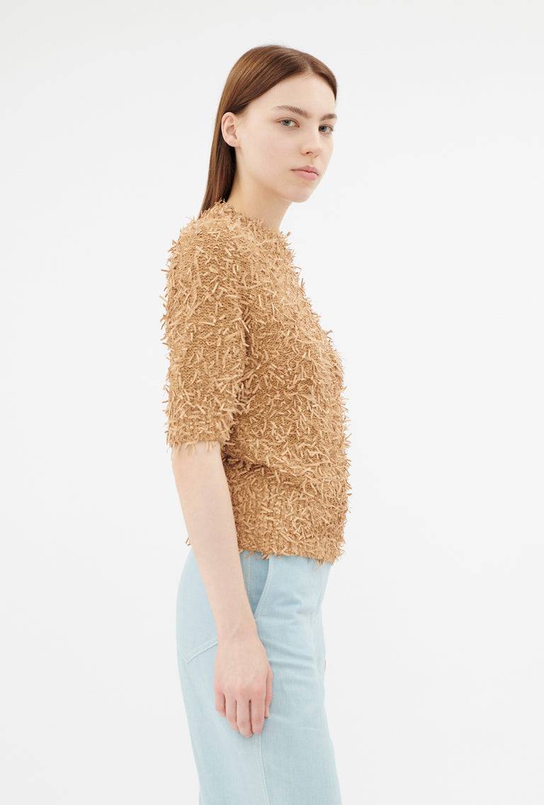 Odeeh Snippets Pullover, Brown Sugar Kostenloser Versand international