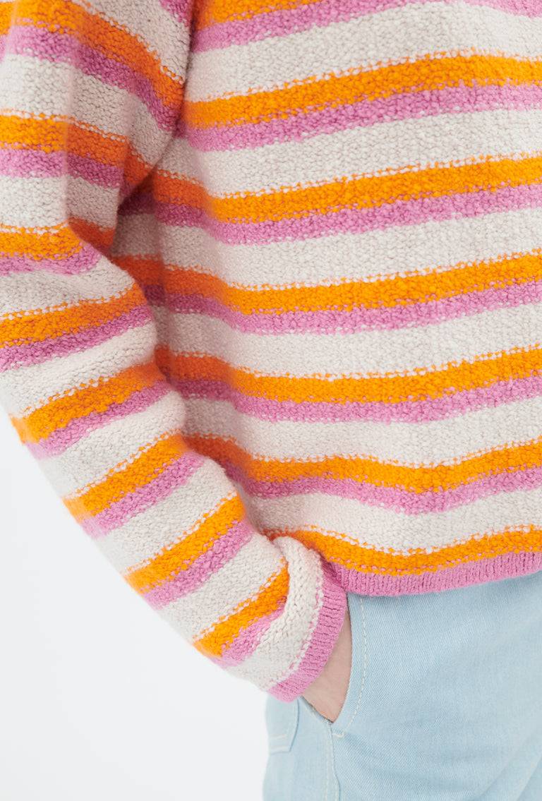 Odeeh Lido Stripe Pullover, Powder Speichern exportieren