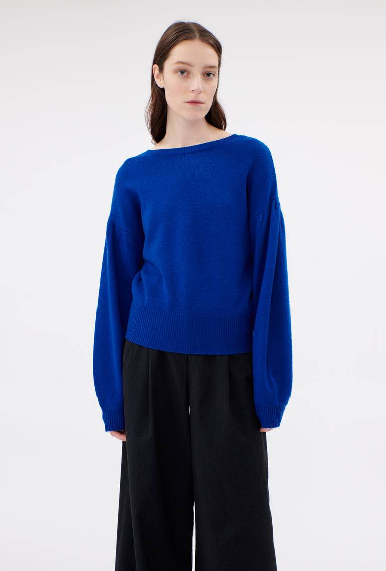 Odeeh Cash-Wool Mix Pullover, Sapphire Im Verkauf