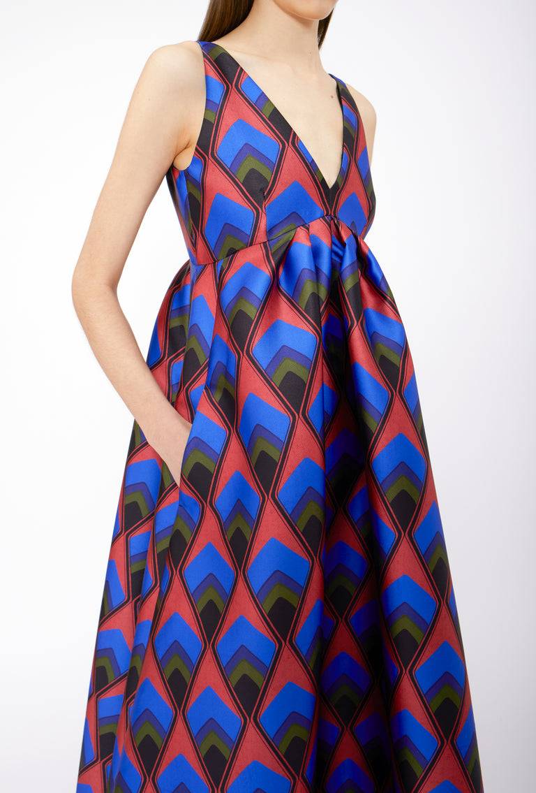Odeeh Peacock Kleid, Cinnabar zollfrei