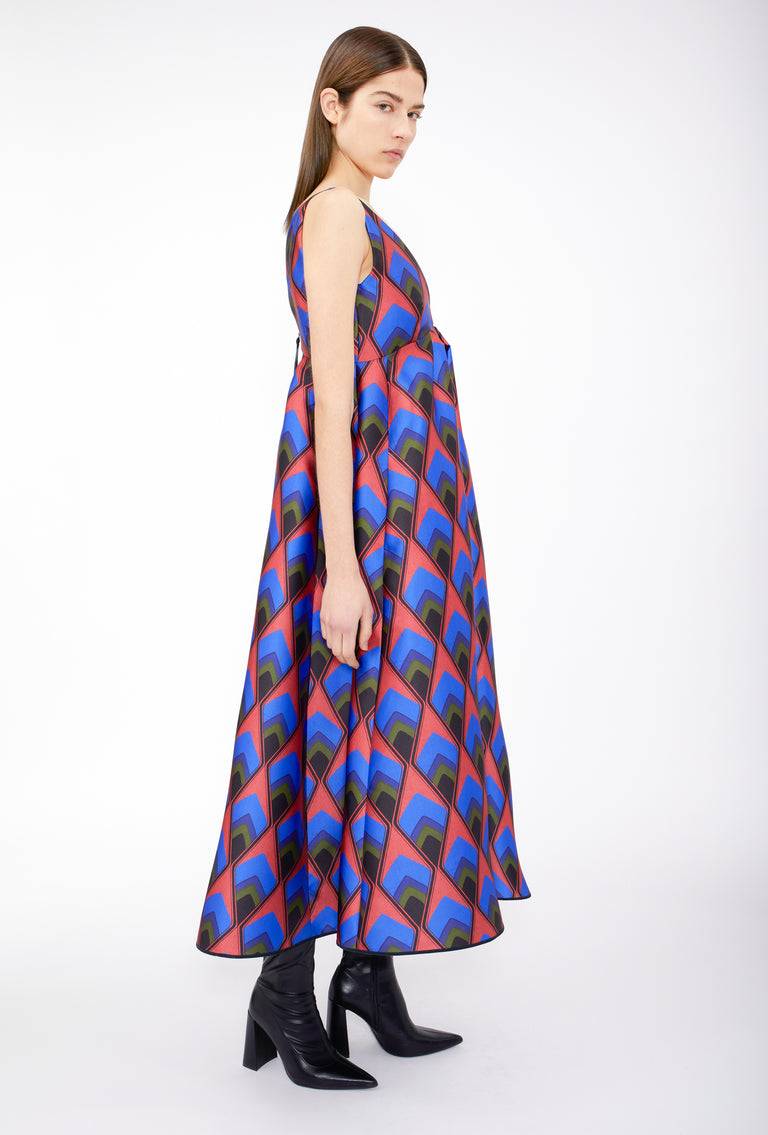 Odeeh Peacock Kleid, Cinnabar zollfrei