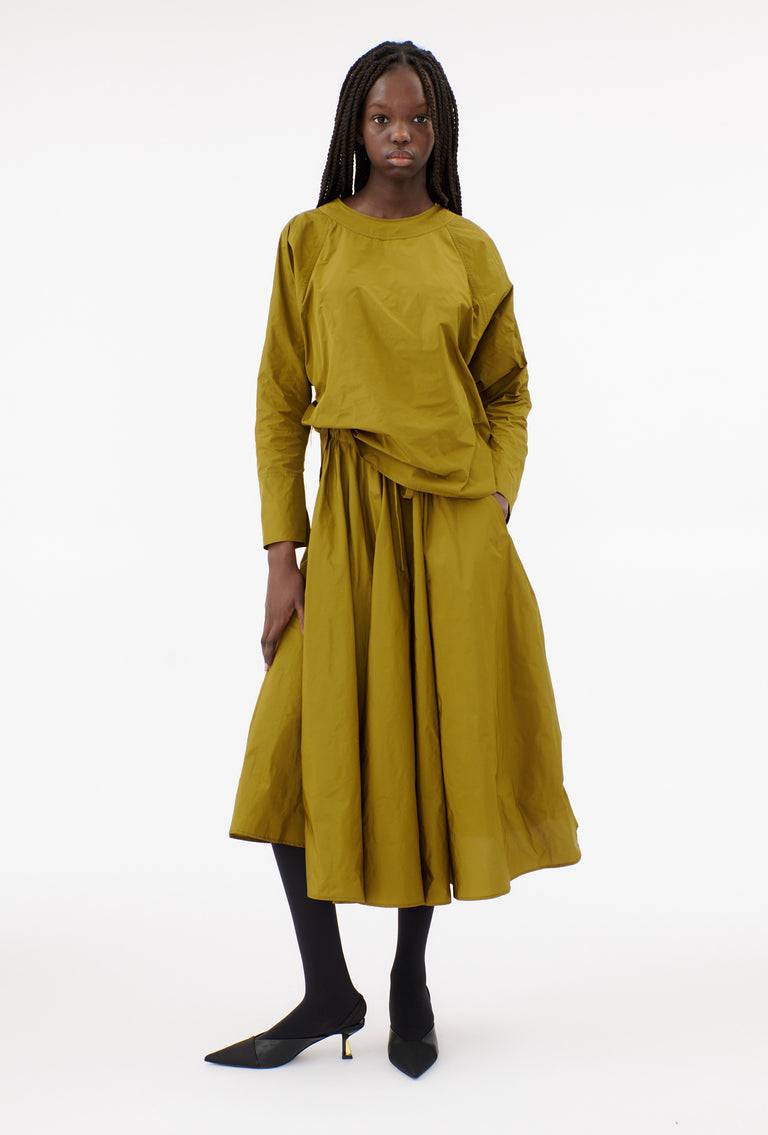 Odeeh Ultra Light Taffeta Shirt, Goldolive 2025