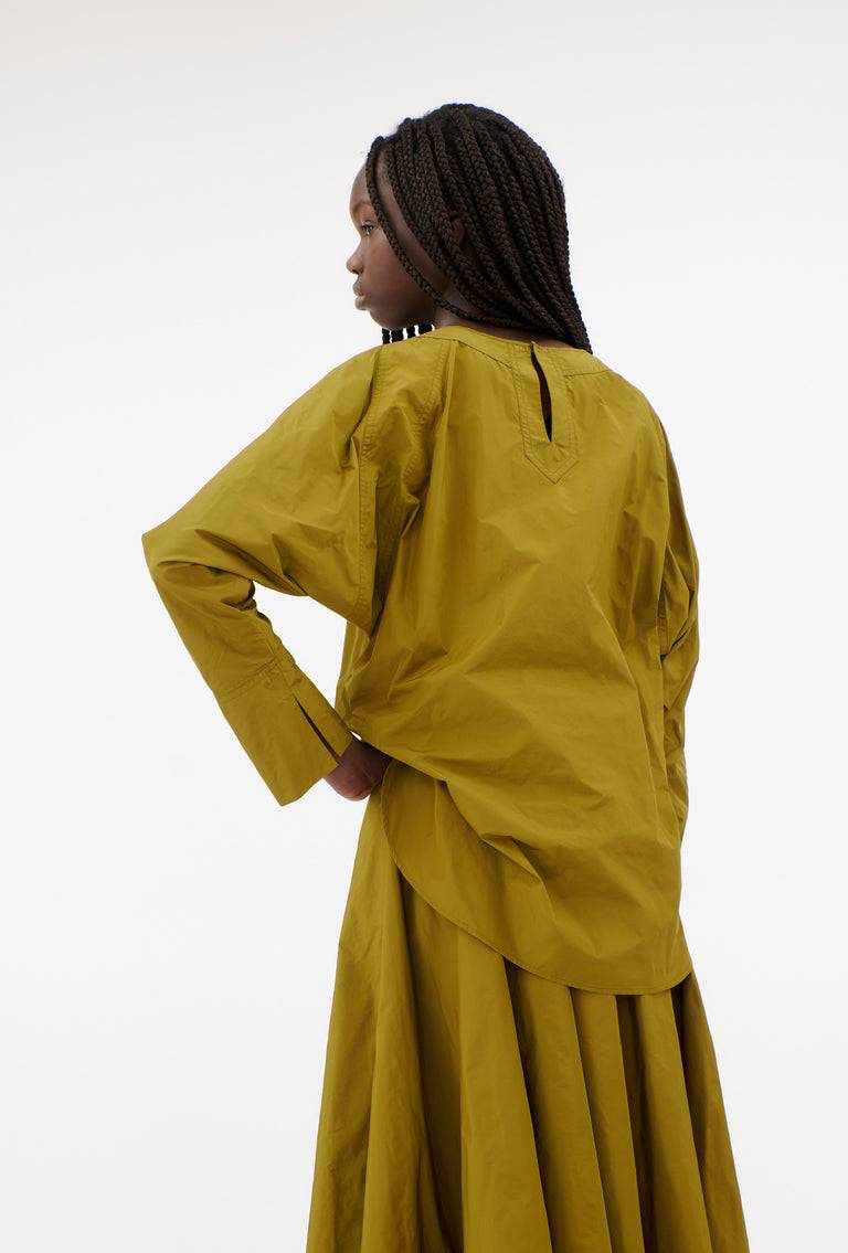 Odeeh Ultra Light Taffeta Shirt, Goldolive 2025