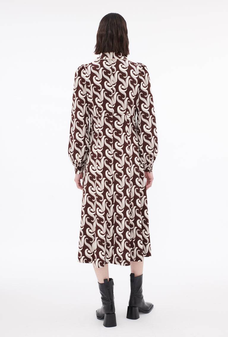 Odeeh Locks Kleid, Dark Chocolate Outlet