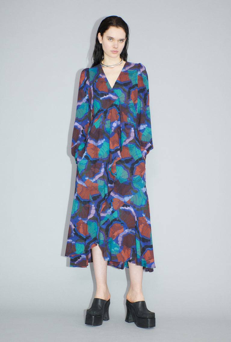 Odeeh Fans Kleid, Peacock Schlussverkauf