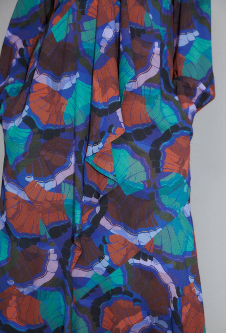 Odeeh Fans Kleid, Peacock Schlussverkauf