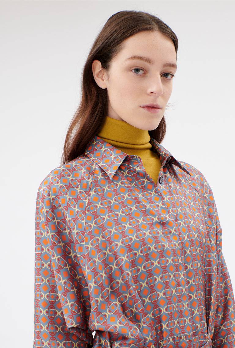 Odeeh Ovals & Squares Kleid, Stone Blitzverkäufe