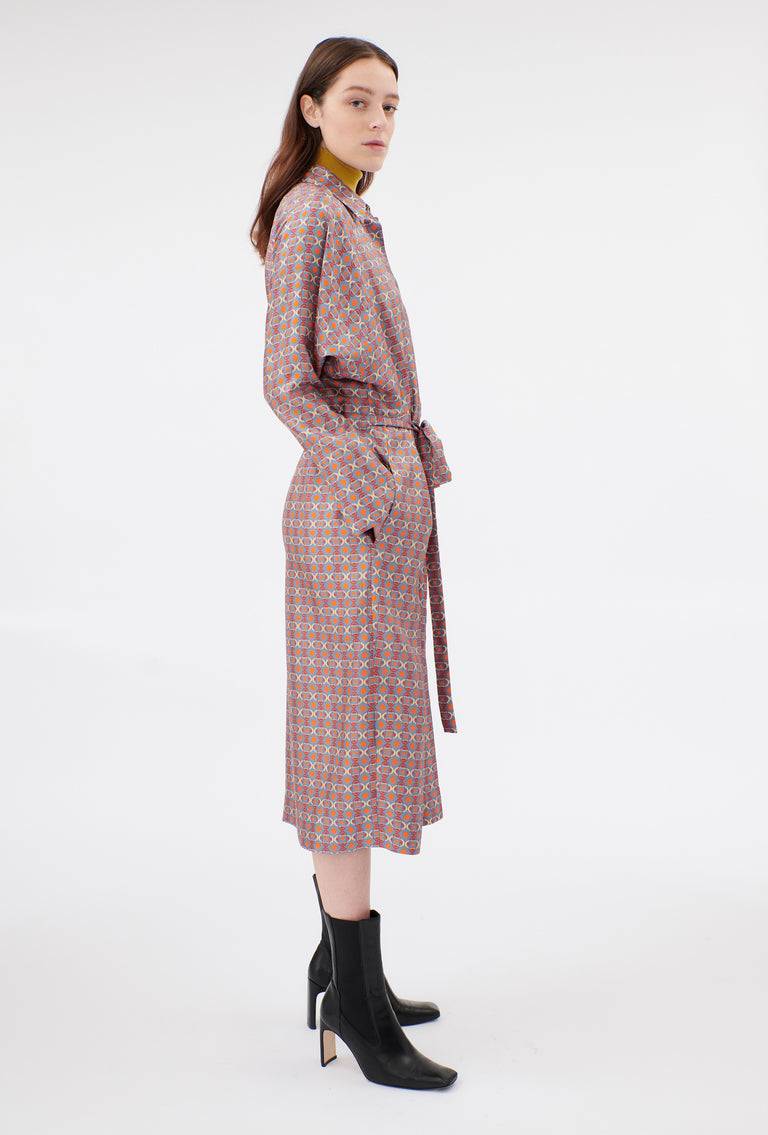 Odeeh Ovals & Squares Kleid, Stone Blitzverkäufe