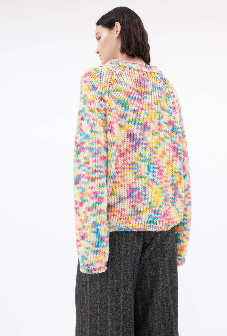 Odeeh Multicolor Printed Wool Pullover, Candy Limitierter Zeitrabatt