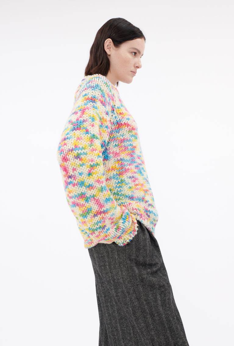 Odeeh Multicolor Printed Wool Pullover, Candy Limitierter Zeitrabatt
