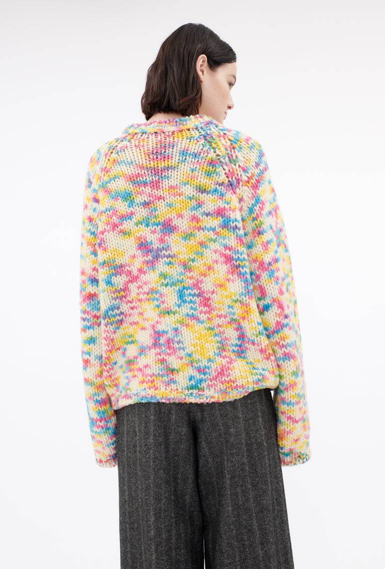 Odeeh Multicolor Printed Wool Pullover, Candy Limitierter Zeitrabatt