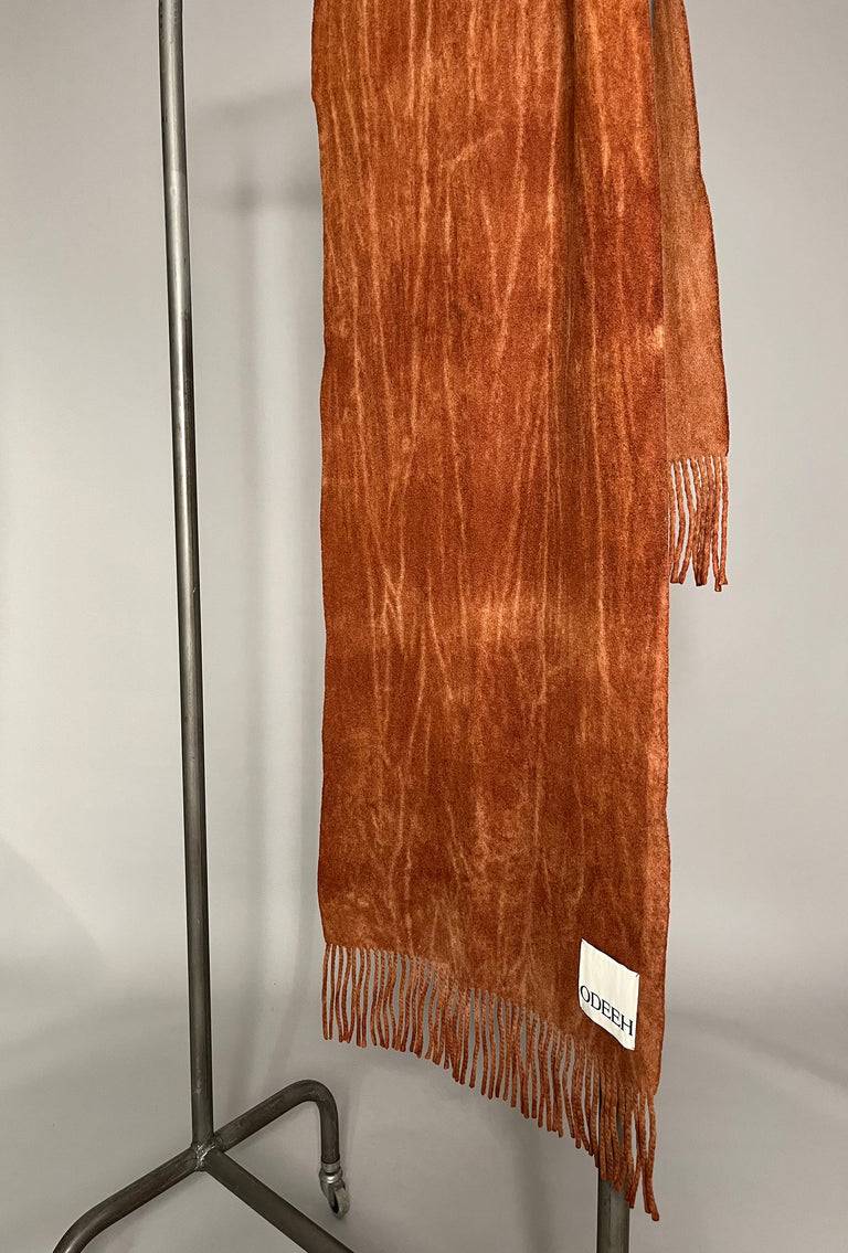 Odeeh Cold Dyed Schal, Toffee Versandkostenfrei