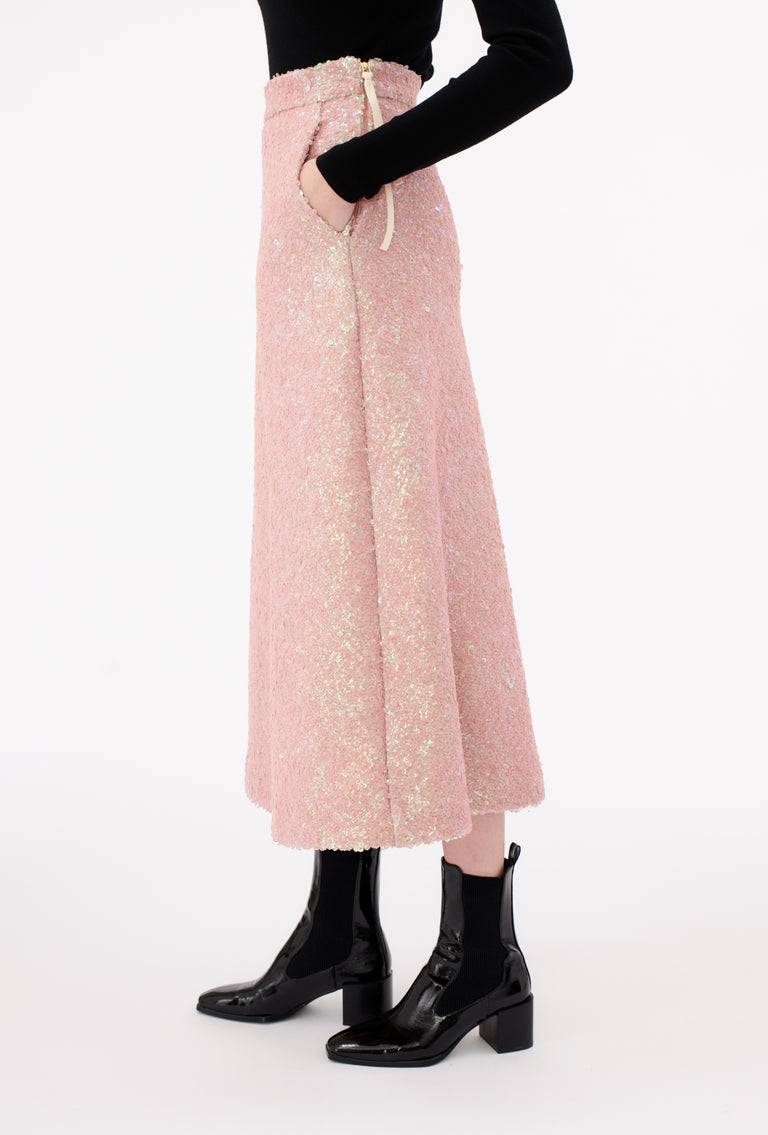 Odeeh Terry Sequins Rock, Rosé Begrenztes Angebot