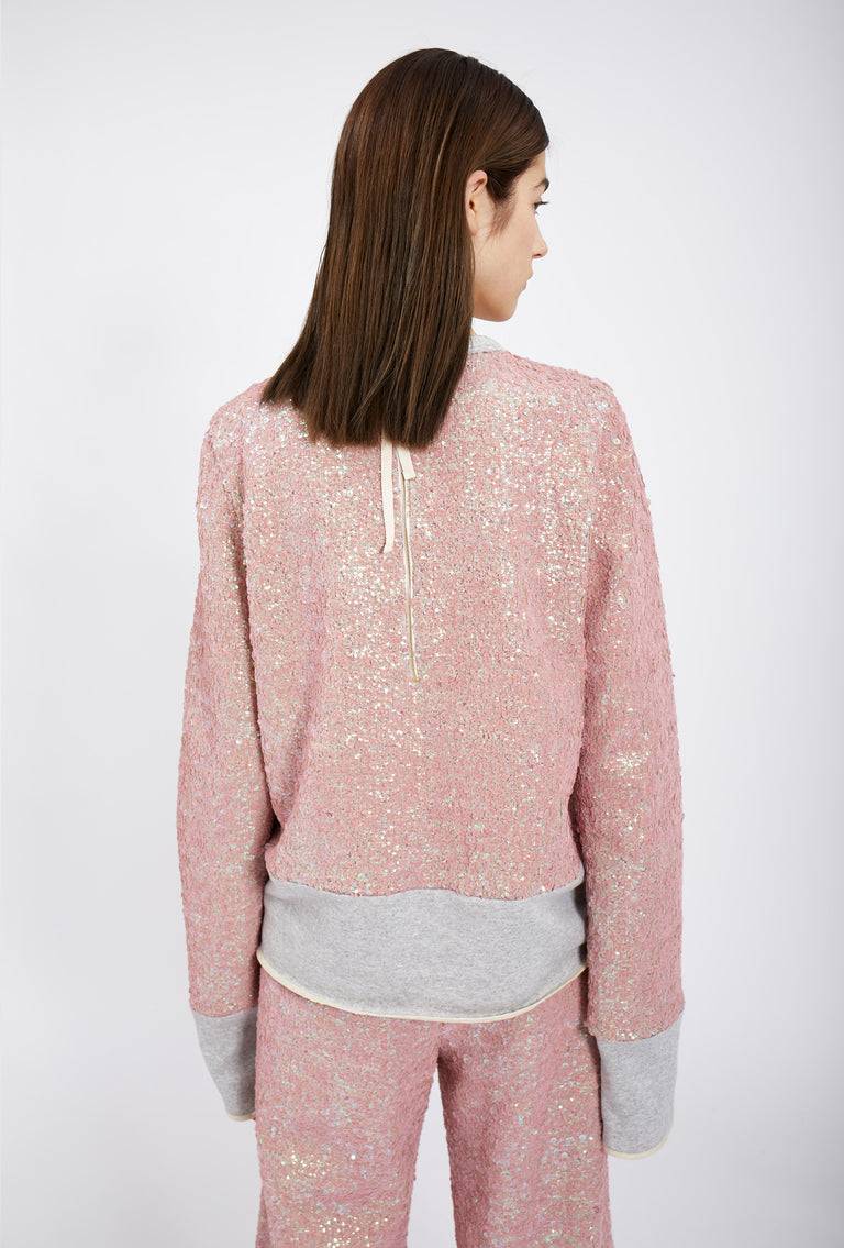Odeeh Terry Sequins Shirt, Rosé Saisonschlussverkauf