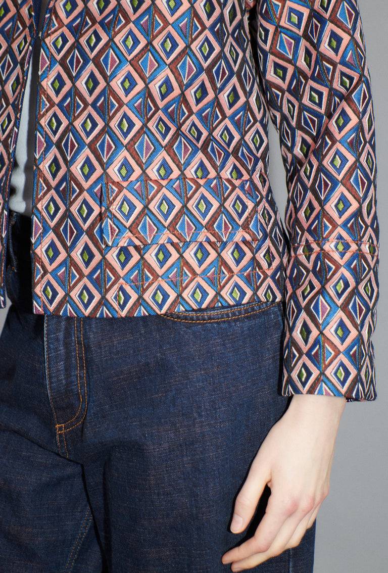 Odeeh Ethno Rhombs Jacke, Sapphire Tägliche Deals