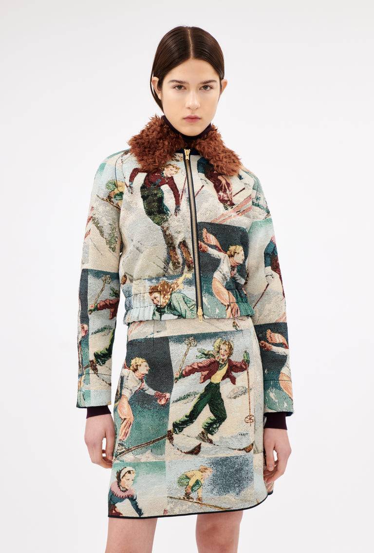 Odeeh Alpine Postcards Jacke, Multicolor VIP-Rabatte