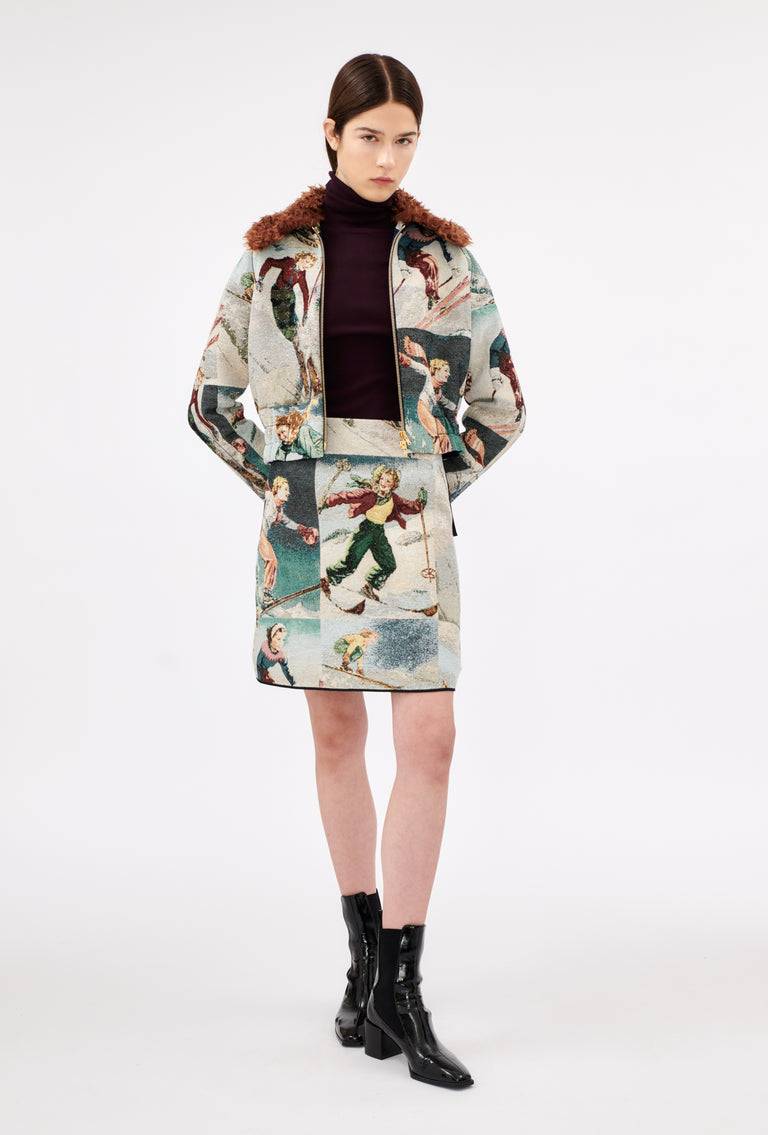 Odeeh Alpine Postcards Jacke, Multicolor VIP-Rabatte