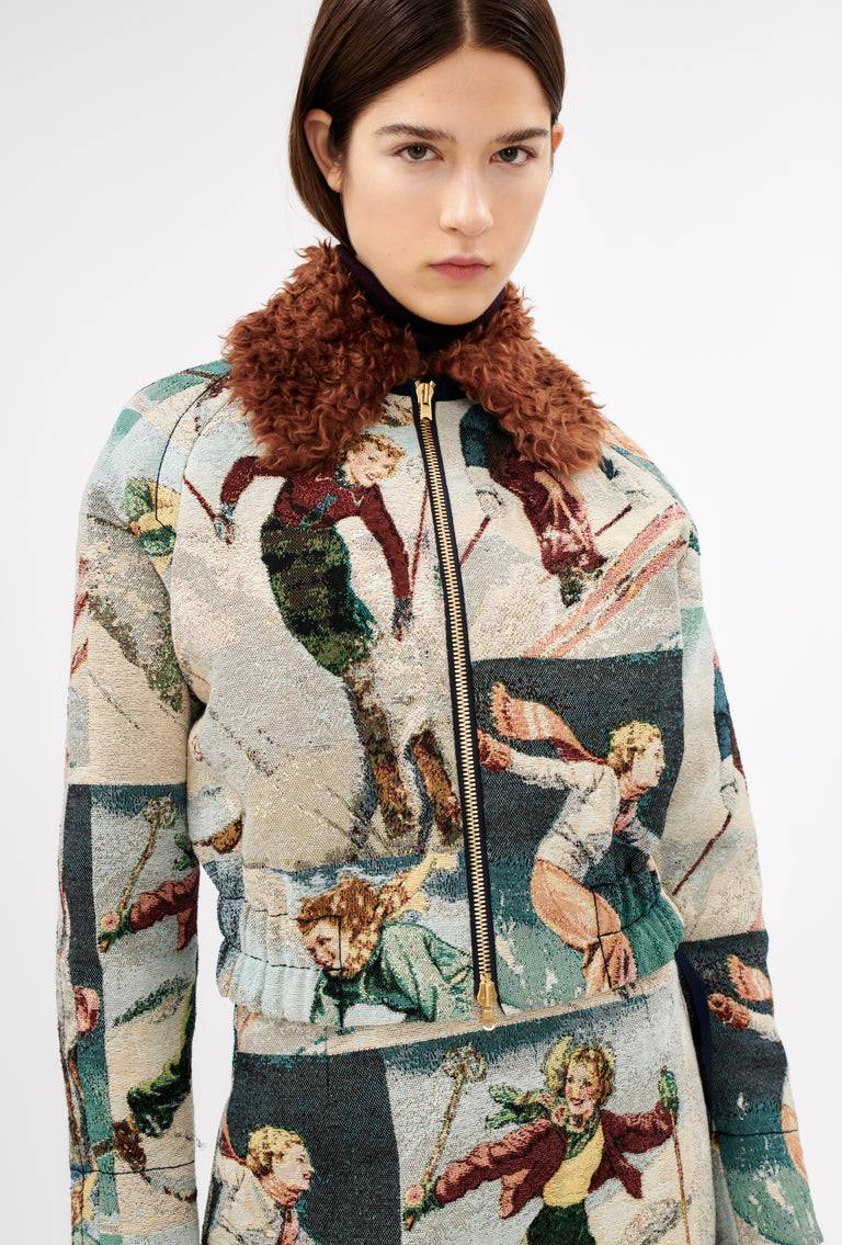 Odeeh Alpine Postcards Jacke, Multicolor VIP-Rabatte