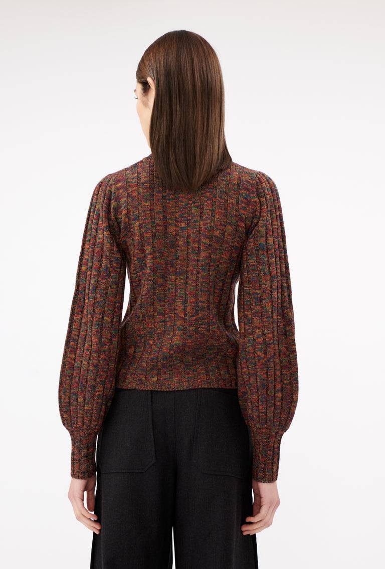 Odeeh Superfine Merino Cardigan, Multicolor Letzter Tag