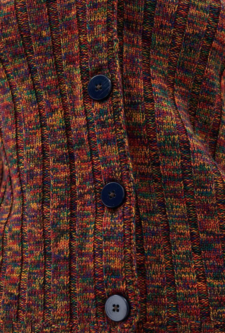 Odeeh Superfine Merino Cardigan, Multicolor Letzter Tag