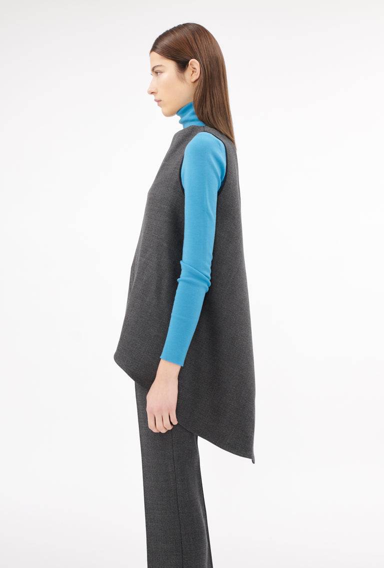 Odeeh Savile Row Wool Pique Top, Charcoal Bis zu 65% Rabatt