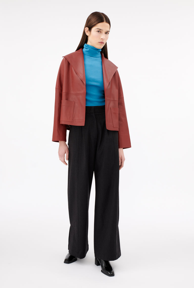 Odeeh Lamb Nappa Jacke, Tizian Red Bis zu 55% Rabatt