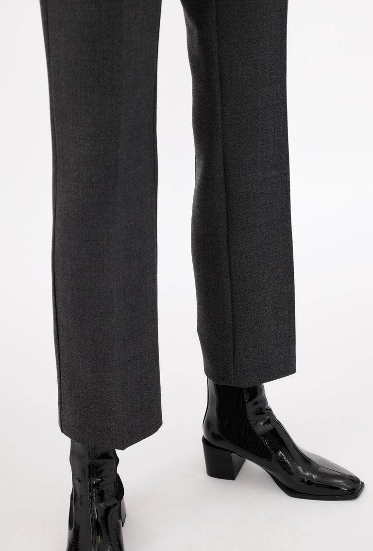 Odeeh Savile Row Wool Pique Hose, Charcoal zollfrei