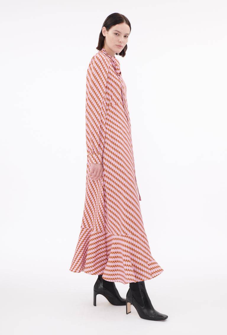 Odeeh Diagonal Waves Kleid, Candy Flash Sale