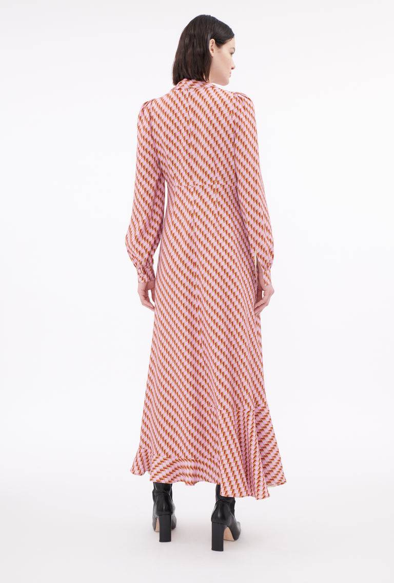 Odeeh Diagonal Waves Kleid, Candy Flash Sale