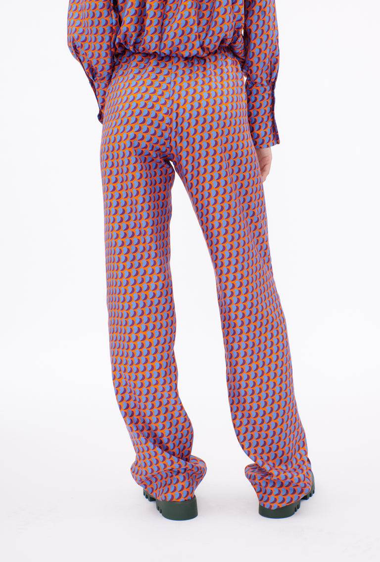 Odeeh Baisers Silk Twill Hose, Cobalt Cyber Monday