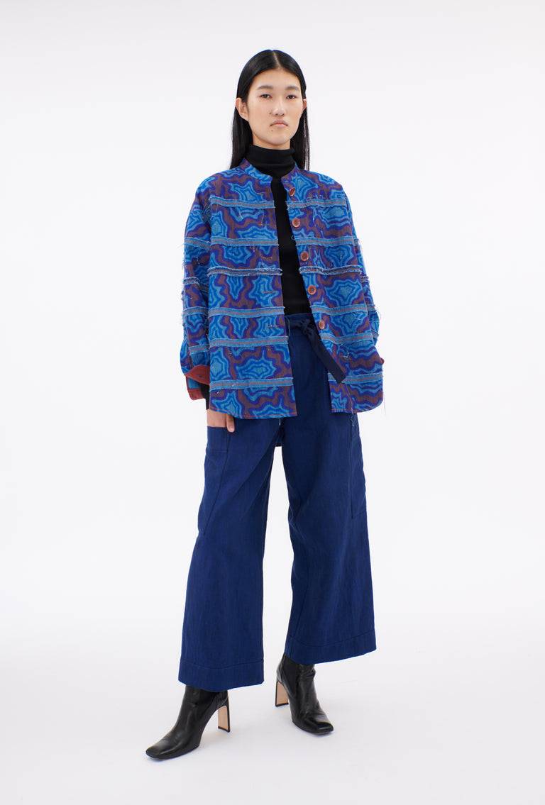 Odeeh Achats, Big Bluse, Light Indigo Muttertagsangebot