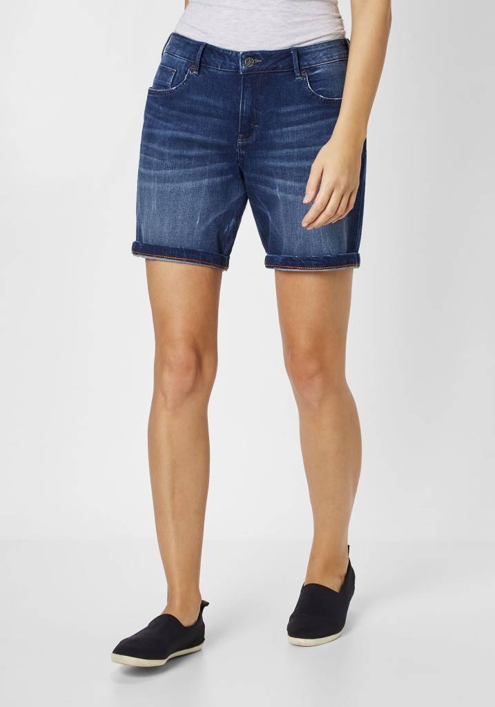 Paddocks SASCHA Bermuda weite Passform - dark blue stone wash Begrenzte Freigabe
