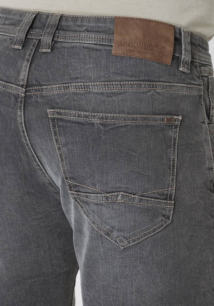 Paddocks BEN MOTION&COMFORT bequeme Passform - grey coated od brown used moustache Neueste Stile