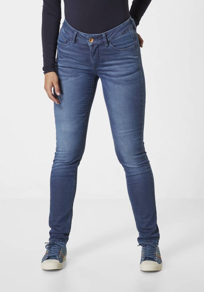 Paddocks LUCY Superior JOGG Denim Skinny fit - medium blue used moustache Zeitbegrenzte Promotion
