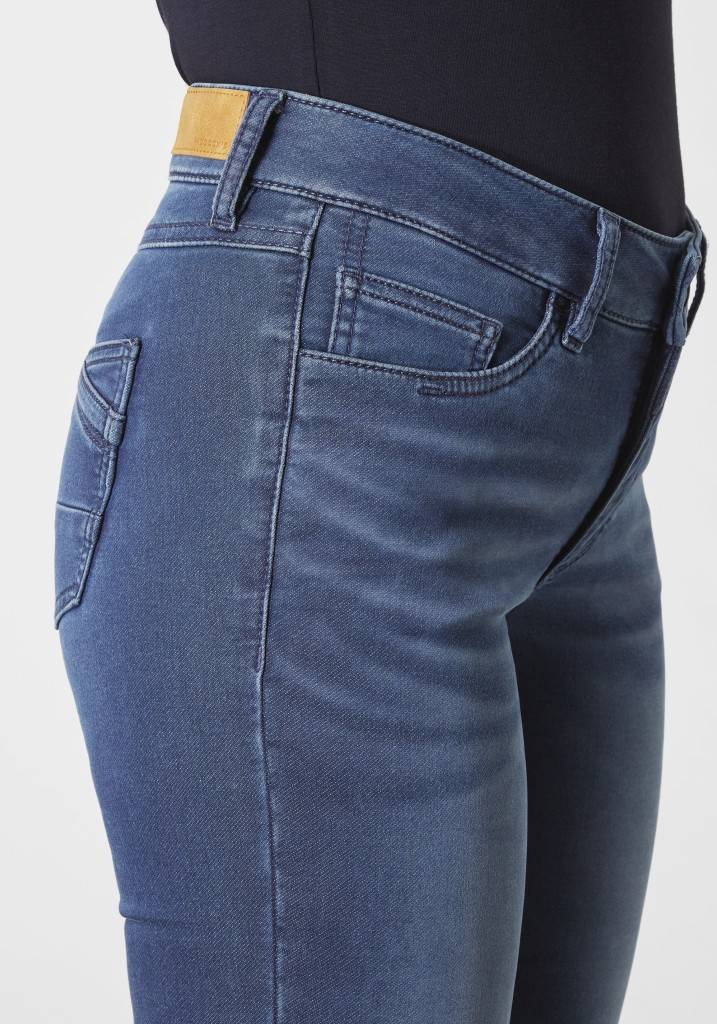 Paddocks LUCY Superior JOGG Denim Skinny fit - medium blue used moustache Zeitbegrenzte Promotion