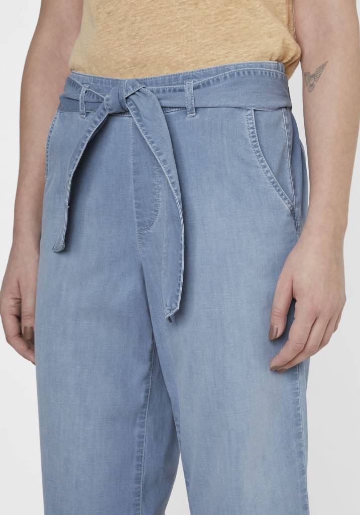 Paddocks Culotte LIGHT DENIM weite Passform - blue bleached used Riesige Rabatte