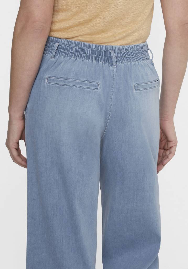 Paddocks Culotte LIGHT DENIM weite Passform - blue bleached used Riesige Rabatte