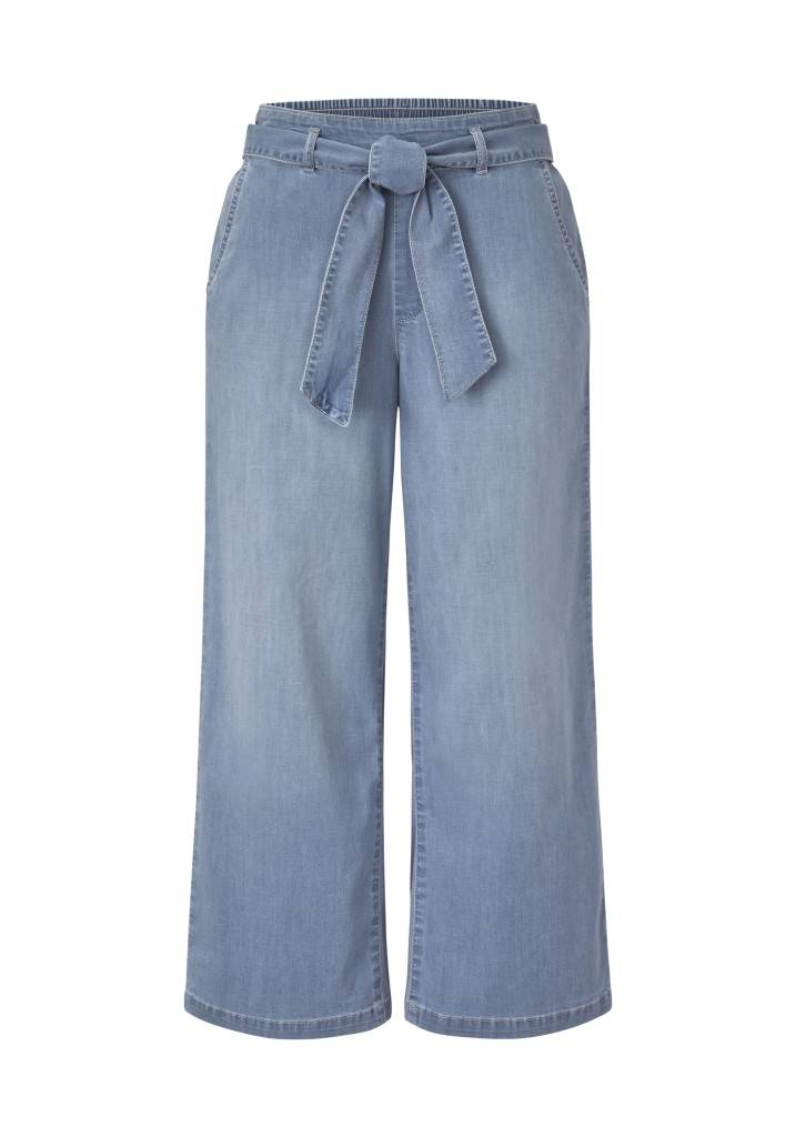 Paddocks Culotte LIGHT DENIM weite Passform - blue bleached used Riesige Rabatte