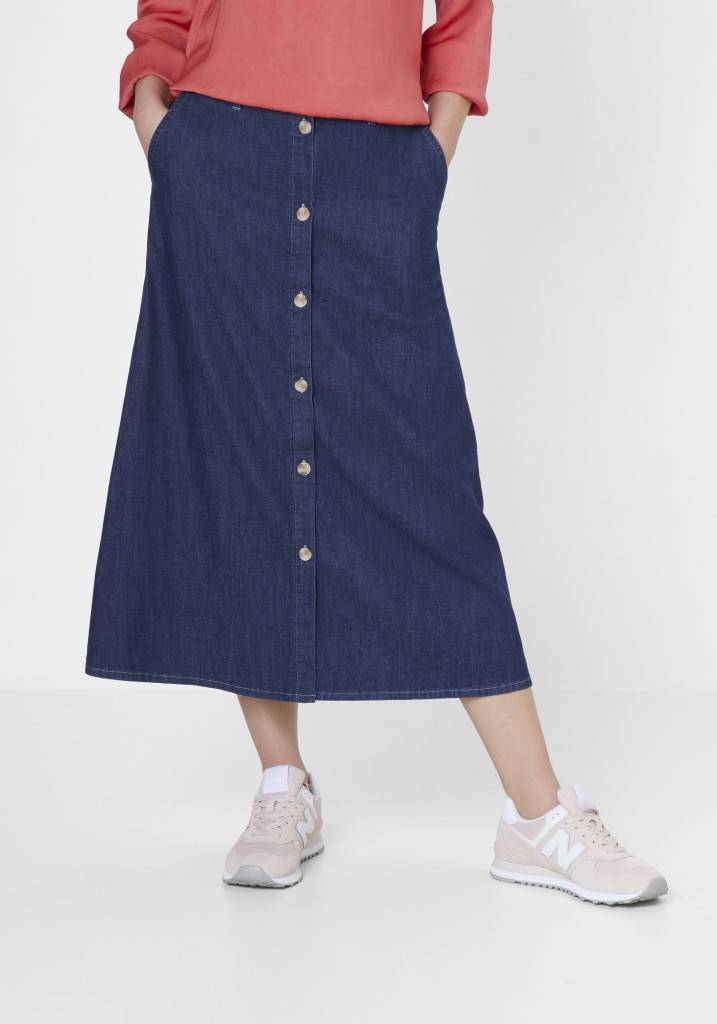 Paddocks Denim Skirt Light Denim normale Passform - dark stone 50% Rabatt mit kostenlosem Versand